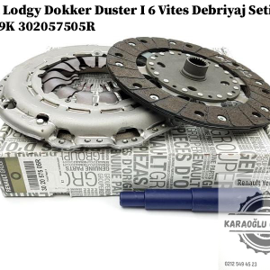 302057505R Dacia Lodgy Dokker Duster I 6 Vites Debriyaj Seti 1.5 Dci K9K