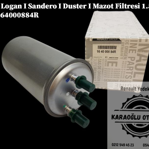 164000884R Dacia Logan I Sandero I Duster I Mazot Filtresi 1.5 Dci K9K