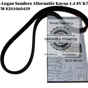 8201060429 Dacia Logan Sandero Alternatör Kayışı 1.4 8V K7J-1.6 8V K7M