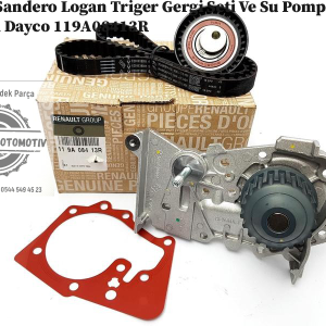 119A08413R Dacia Sandero Logan Triger Gergi Seti Ve Su Pompası 1.6Mpi Dayco