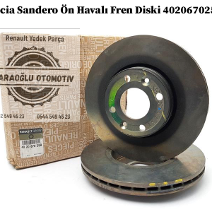 402067025R Dacia Sandero Ön Havalı Fren Diski