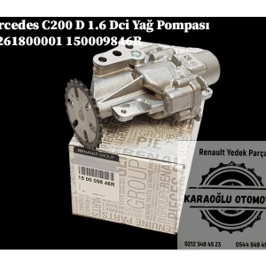 Mercedes C200 D 1.6 Dci Yağ Pompası A6261800001 150009846R
