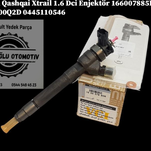Nissan Qashqai Xtrail 1.6 Dci Enjektör 166007885R 1660000Q2D 0445110546