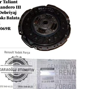 Renaulr Taliant Dacia Sandero 3 Motor Debriyaj Seti Baskı Balata 1.0 SCE 302057069R