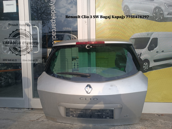 7751478297 Renault Clio 3 SW Bagaj Kapağı