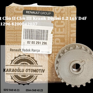 8200291296 8200042037 Renault Clio 2 Clio 3 Krank Dişlisi 1.2 16V D4F