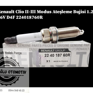 224018760R Renault Clio 2-3 Modus Ateşleme Bujisi 1.2 16V D4F