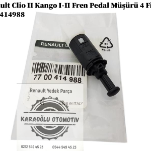 7700414988 Renault Clio 2 Kango 1-2 Fren Pedal Müşürü 4 Fişli