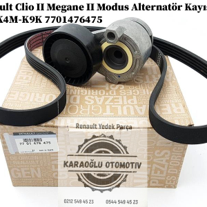 7701476475 Renault Clio 2 Megane 2 Modus Alternatör Kayış Kiti K4J-K4M-K9K