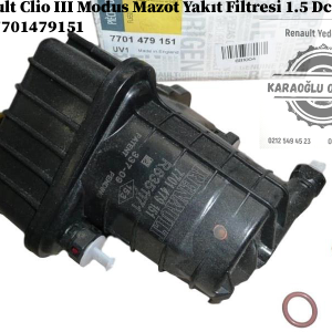 7701479151 Renault Clio 3 Modus Mazot Yakıt Filtresi 1.5 Dci K9K