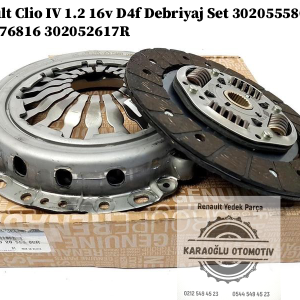 302055580R 7701476816 302052617R Renault Clio 4 1.2 16v D4f Debriyaj Set