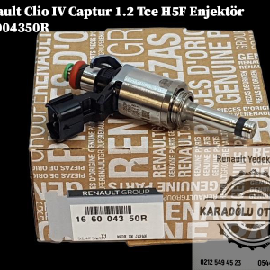 166004350R Renault Clio 4 Captur 1.2 Tce H5F Enjektör