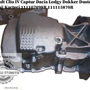 111107098R 111115870R Renault Clio 4 Captur Dacia Lodgy Dokker Duster 1.5 Dci Yağ Karteri