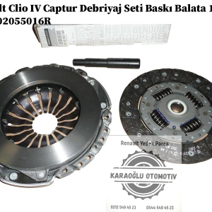 302055016R Renault Clio 4 Captur Debriyaj Seti Baskı Balata 1.5 Dci K9K
