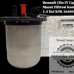 164005420R Renault Clio 4 Captur Mazot Filtresi Komple 1.5 Dci K9K