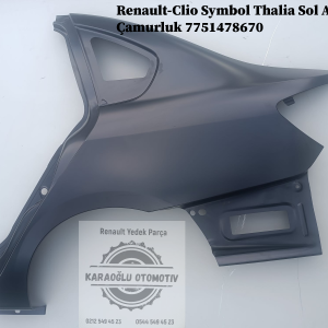 7751478670 Renault Clio Symbol Thalia Sol Arka Çamurluk