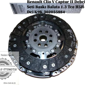 302055884 Renault Clio 5 Captur 2 Debriyaj Seti Baskı Balata 1.3 Tce H5H-1.5 Dci K9K