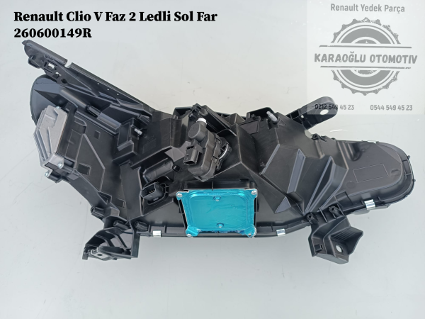 260600149R Renault Clio 5 Faz 2 Ledli Sol Far - Görsel 2