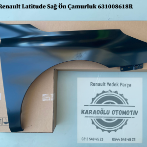 631008618R Renault Latitude Sağ Ön Çamurluk