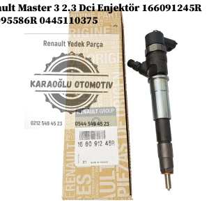 166091245R 166095586R 0445110375 Renault Master 3 2.3 Dci Enjektör