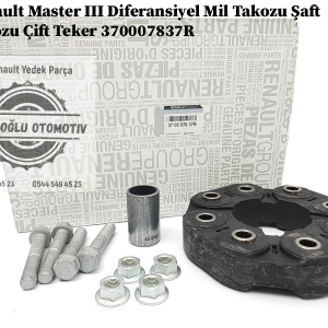 370007837R Renault Master 3 Diferansiyel Mil Takozu Şaft Takozu Çift Teker