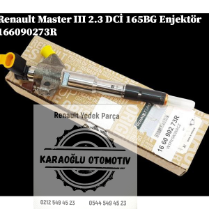 166090273R Renault Master 3 2.3 DCİ 165BG Enjektör