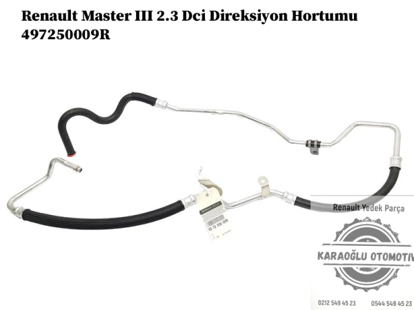 497250009R Renault Master 3 2.3 Dci Direksiyon Hortumu