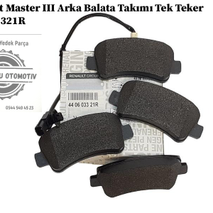 440603321R Renault Master 3 Arka Balata Takımı Tek Teker