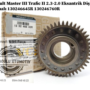 130246645R 130246760R Renault Master 3 Trafic 2 2.3-2.0 Eksantrik Dişlisi Kurmalı