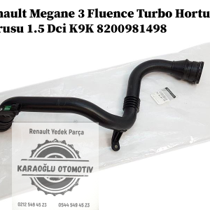 8200981498 Renault Megane 3 Fluence Turbo Hortumu Borusu 1.5 Dci K9K