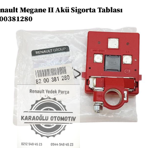 8200381280 Renault Megane 2 Akü Sigorta Tablası