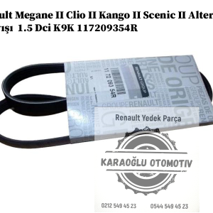 117209354R Renault Megane 2 Clio 2 Kango 2 Scenic 2 Alternatör V Kayışı  1.5 Dci K9K
