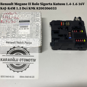 8200306033 Renault Megane 2 Role Sigorta Kutusu 1.4-1.6 16V K4J-K4M 1.5 Dci K9K