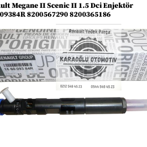 166009384R 8200567290 8200365186 Renault Megane 2 Scenic 2 1.5 Dci Enjektör