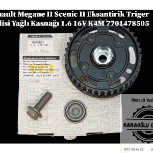 7701478505 Renault Megane 2 Scenic 2 Eksantirik Triger Dişlisi Yağlı Kasnağı 1.6 16V K4M