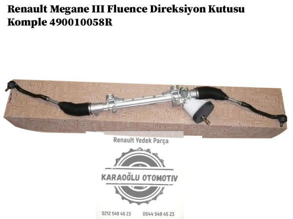 490010058R Renault Megane 3 Fluence Direksiyon Kutusu Komple