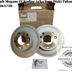 440A06575R Renault Megane 4 Kadjar Arka Fren Diski Takım Esp'li