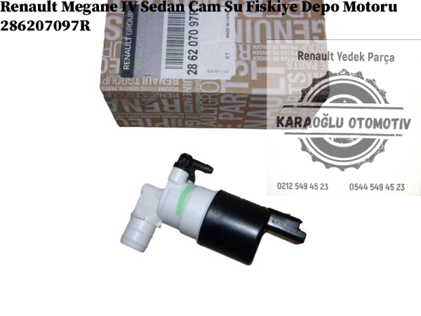 286207097R Renault Megane 4 Sedan Cam Su Fiskiye Depo Motoru