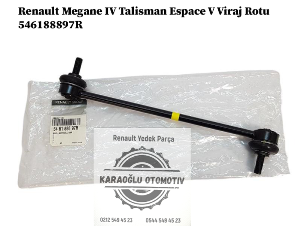 546188897R Renault Megane 4 Talisman Espace V Viraj Rotu