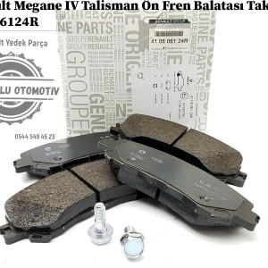 410606124R Renault Megane 4 Talisman Ön Fren Balatası Takım