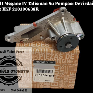 210100638R Renault Megane 4 Talisman Su Pompası Devirdaim 1.3 Tce H5F