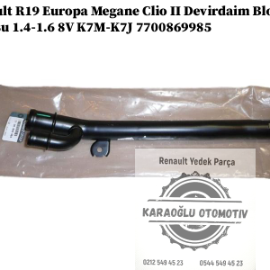 7700869985 Renault R19 Europa Megane Clio 2 Devirdaim Blok Su Borusu 1.4-1.6 8V K7M-K7J