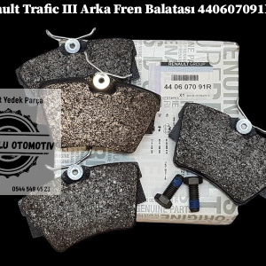 440607091R Renault Trafic 3 Arka Fren Balatası Takım