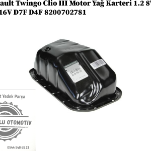Renault Twingo Clio 3 Motor Yağ Karteri 1.2 8V 1.2 16V D7F D4F 8200702781