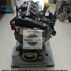 100017189R 8201688884 Dacia Duster K9K 858 4X4 1.5 Dci Komple Motor EURO 5