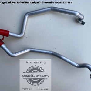 924142631R Dacia Lodgy Dokker Kalorifer Radyatörü Boruları