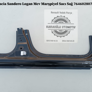 764602807R Dacia Sandero Logan Mcv Marşpiyel Sacı Sağ