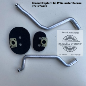 924147408R Renault Captur Clio 4 Kalorifer Radyatörü Borusu