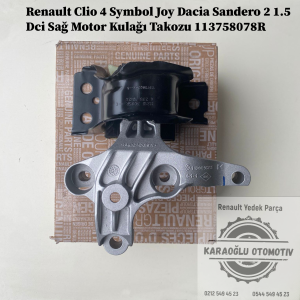 113758078R Renault Symbol Joy Clio 4 Dacia Sandero 2 1.5 Dci Sağ Motor Kulağı Takozu
