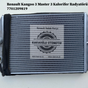 7701209819 Renault Kangoo 3 Master 3 Kalorifer Radyatörü